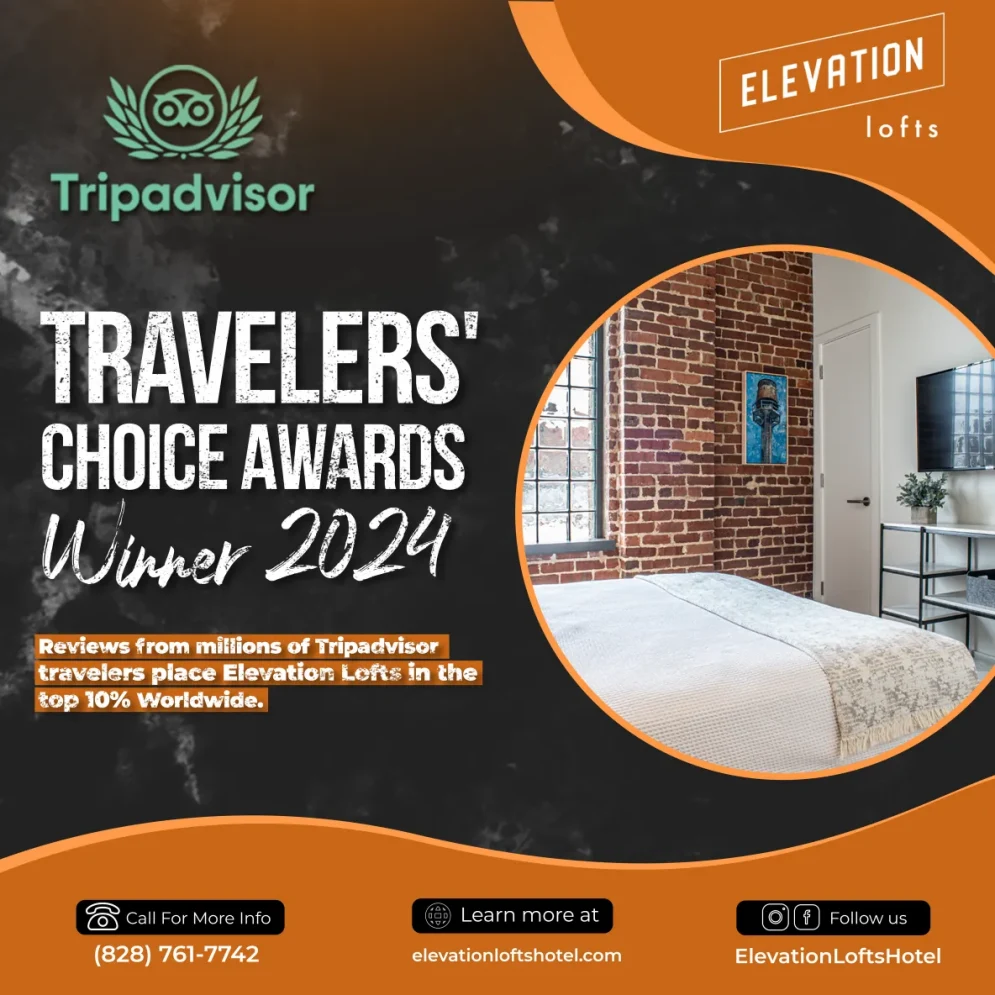 Elevation Lofts Hotel, Winner of Tripadvisor’s 2024 Travelers’ Choice Awards